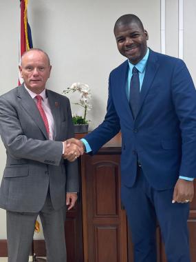 UK Minister Mike Freer MP expects UK and BVI Partnership on Justice Issues