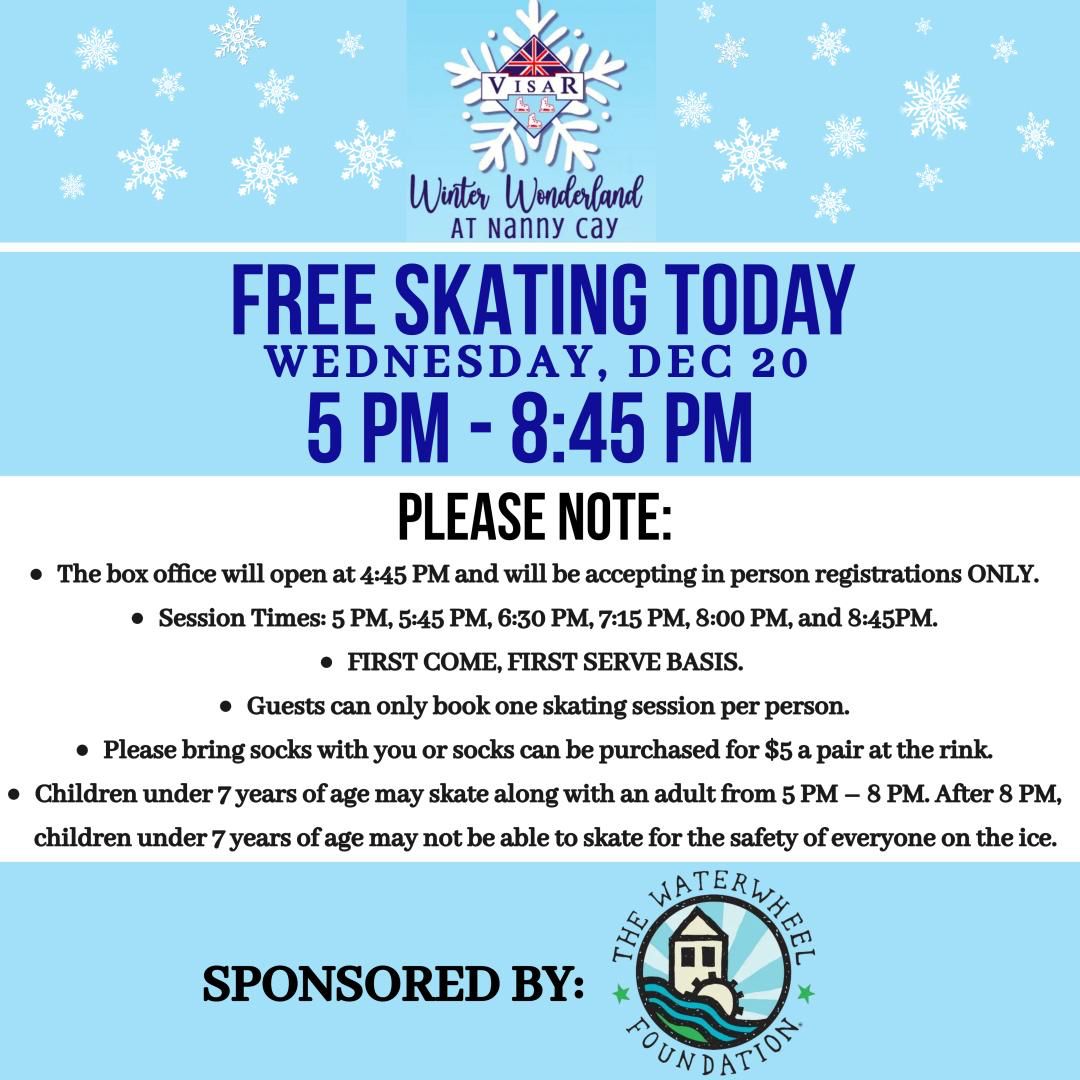 VISAR’S WINTER WONDERLAND OFFERS FREE ICE SKATING TO THE COMMUNITY 