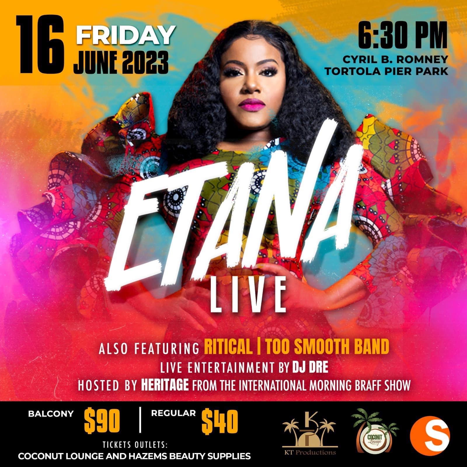 Etana Concert To Kickoff VI Summer of Events