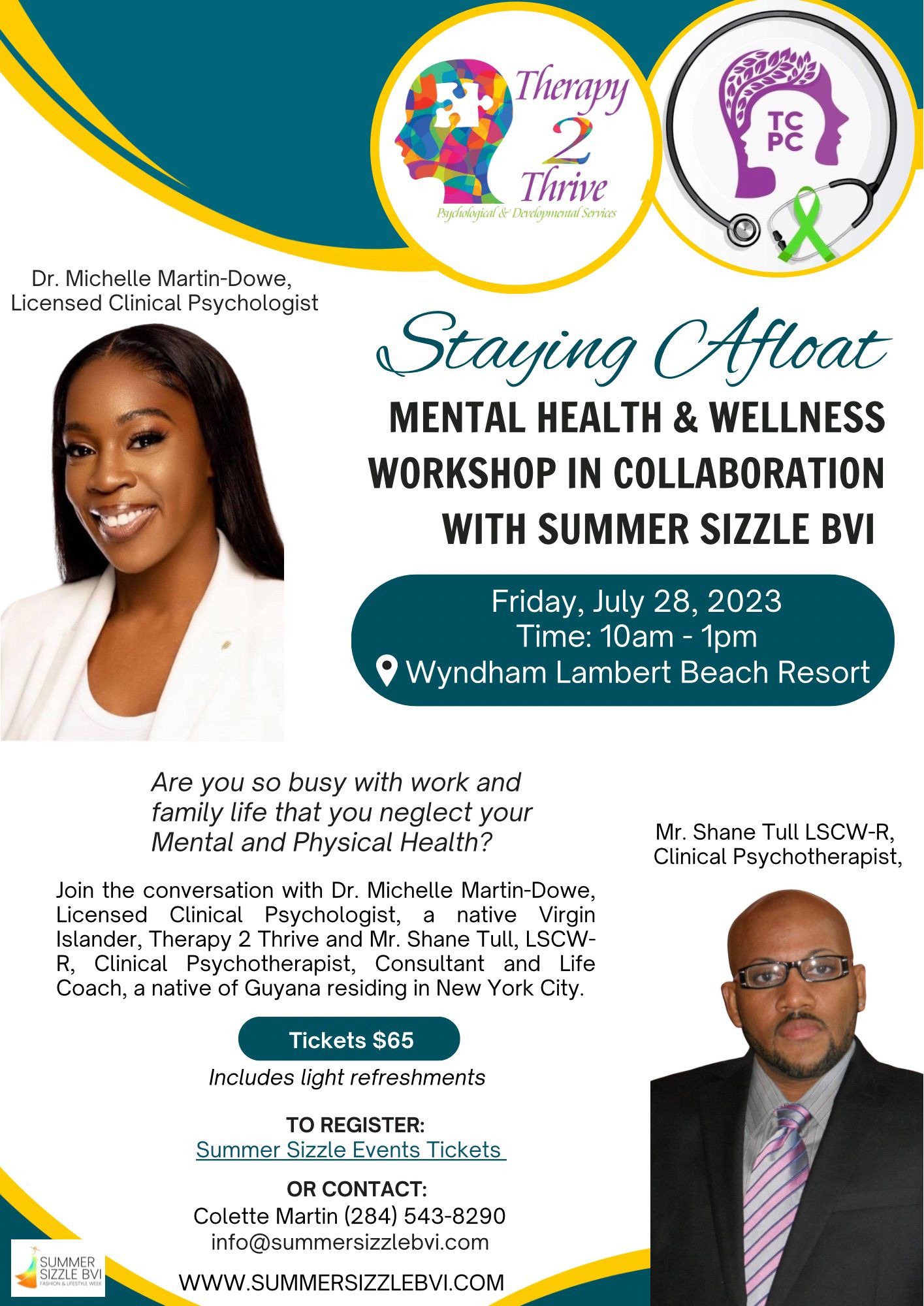 Summer Sizzle BVI To Host Mental Health Workshop