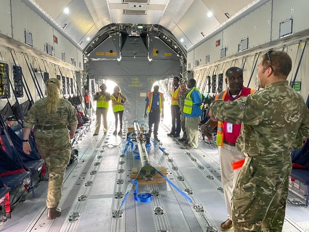 UK’s Royal Air Force (RAF) New A400 Aircraft Welcomed At Terrence B Lettsome International Airport 