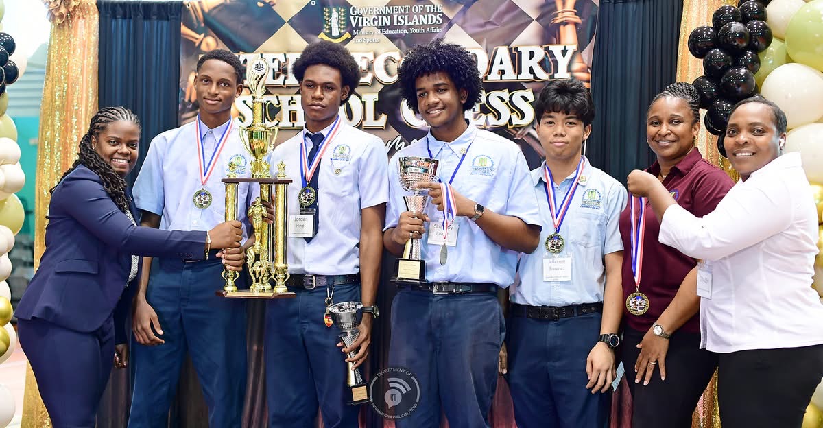 Elmore Stoutt High School are the Winners of the 2024 Chess Tournament