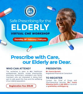 Prescribing Medicine For The Elderly Workshop Later This Month