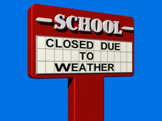 Public Schools Closed Due To Inclement Weather