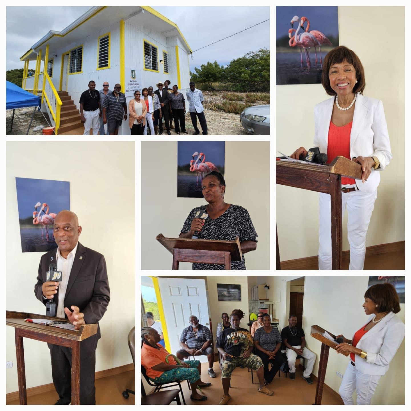 Deputy Premier Lorna Smith Sets The Standard - Sister Island Office Set Up 