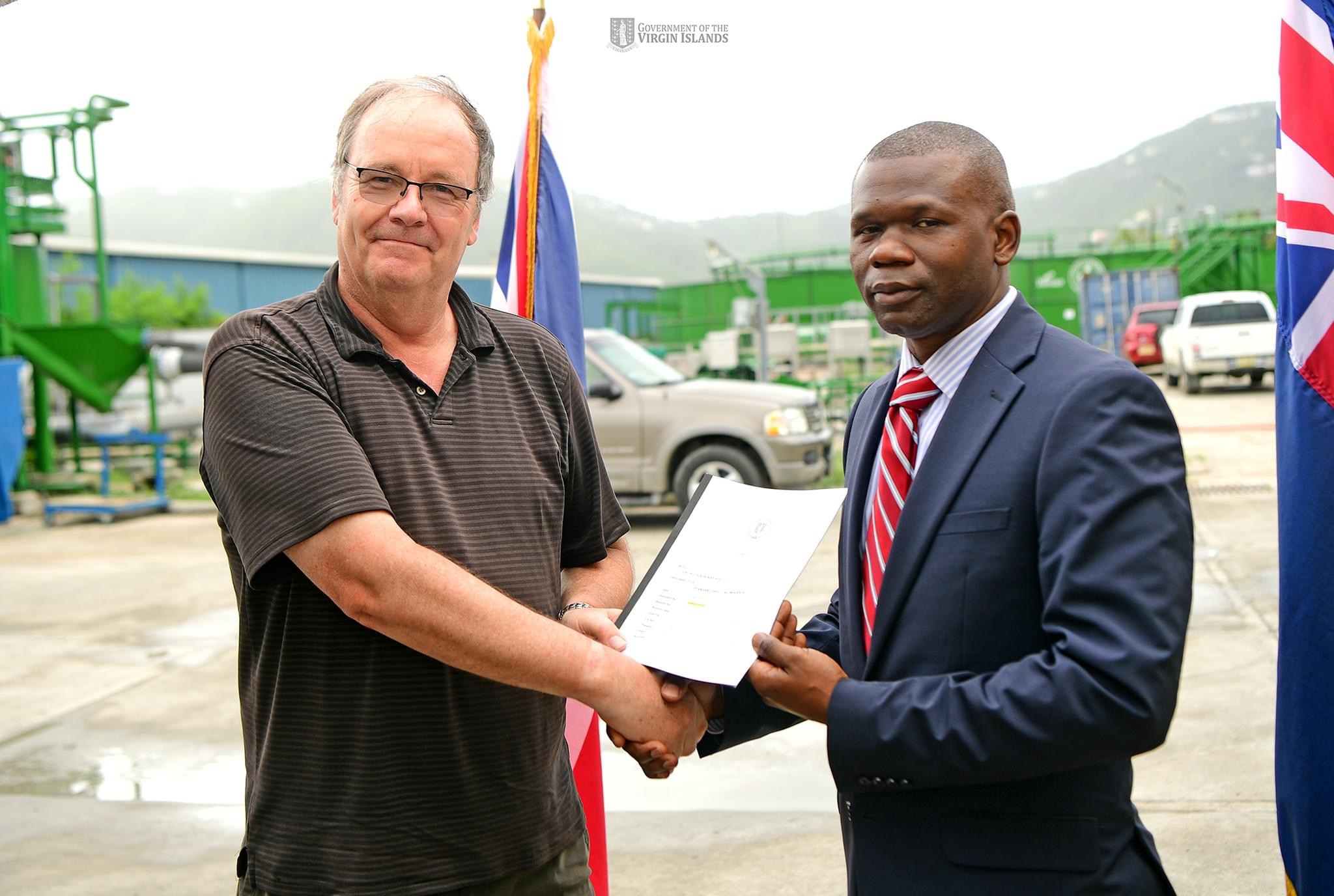 Burt Point Waste Water Treatment Plant Re-Commissioned