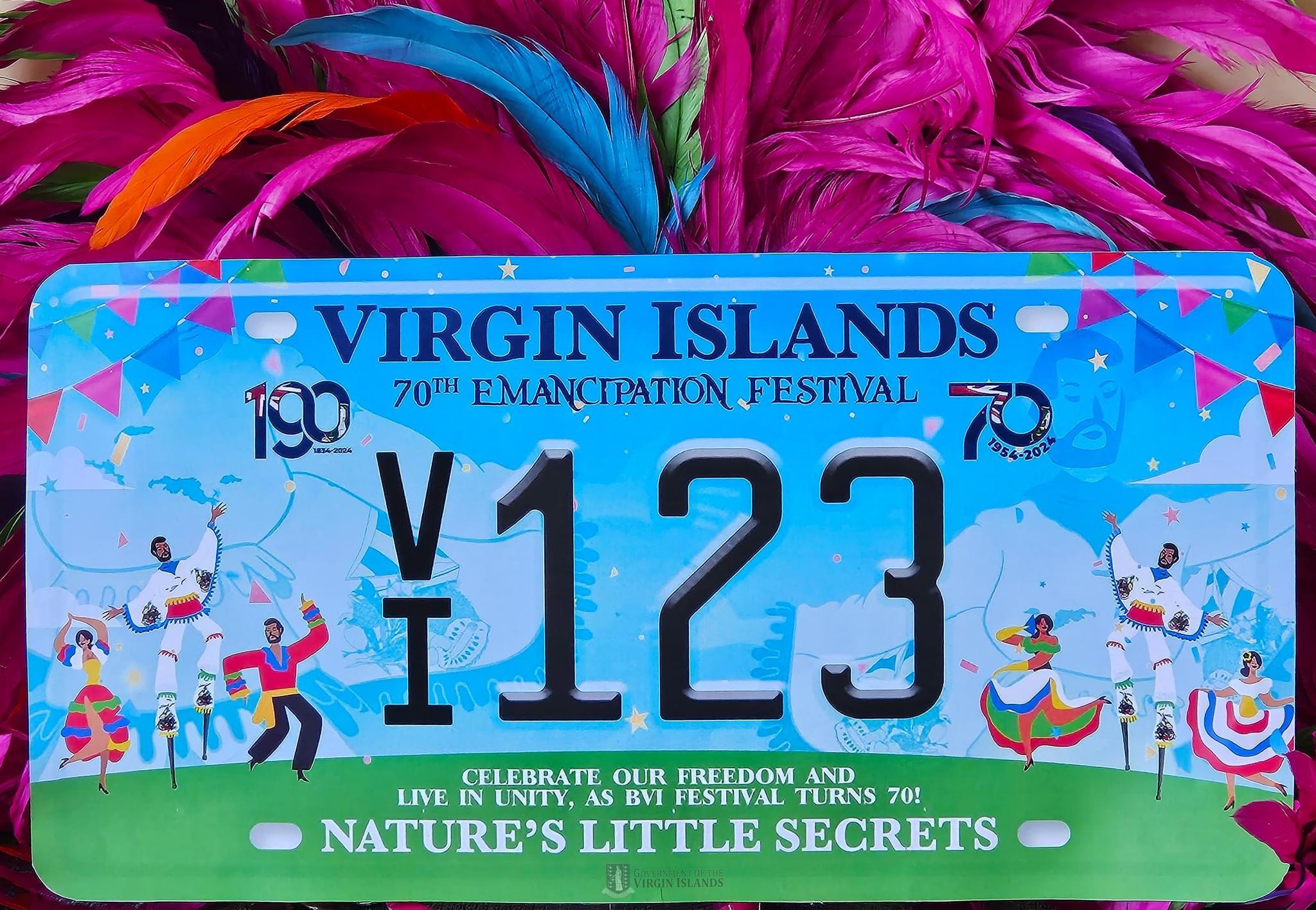 DMV Unveils 70th Festival Commemorative License Plate