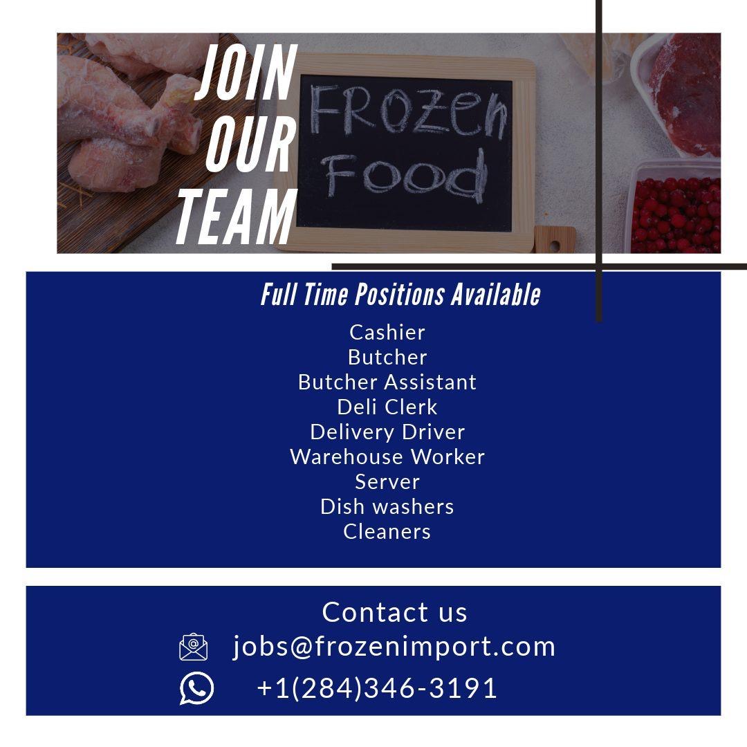 Frozen Imports - Join Our Team