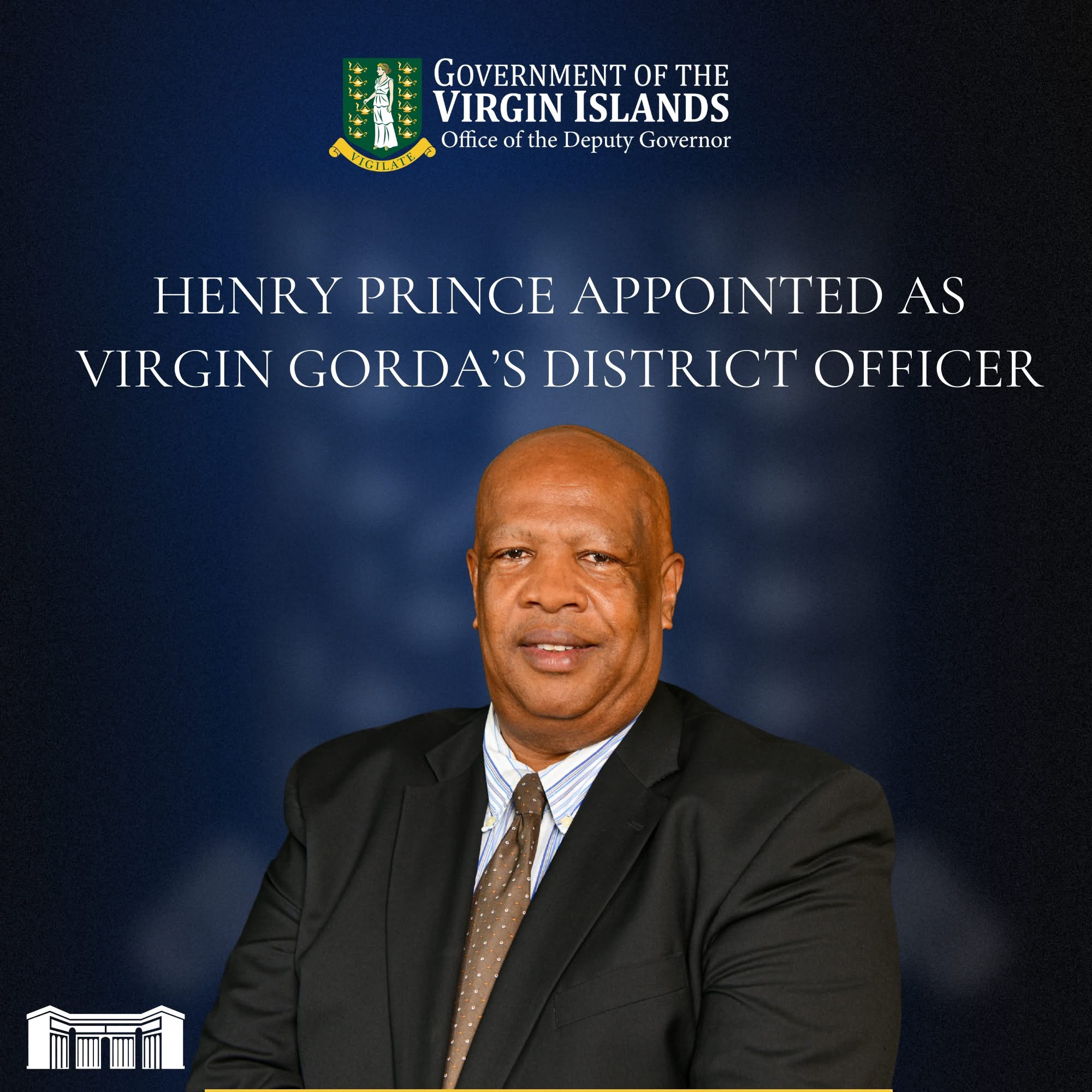 Henry Prince Appointed Virgin Gorda’s District Officer